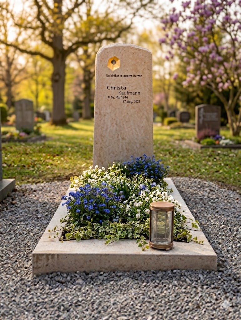 Grabstein aus Naturstein — STOI Steinmetzwerkstatt